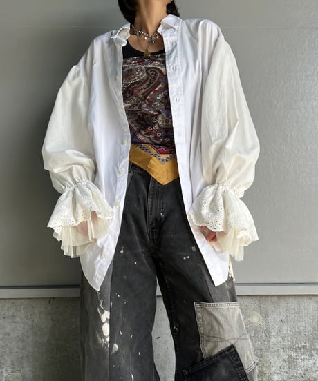 remake balloon sleeve shirt A