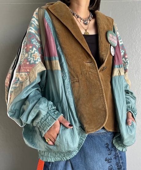remake colorful tailored jacket