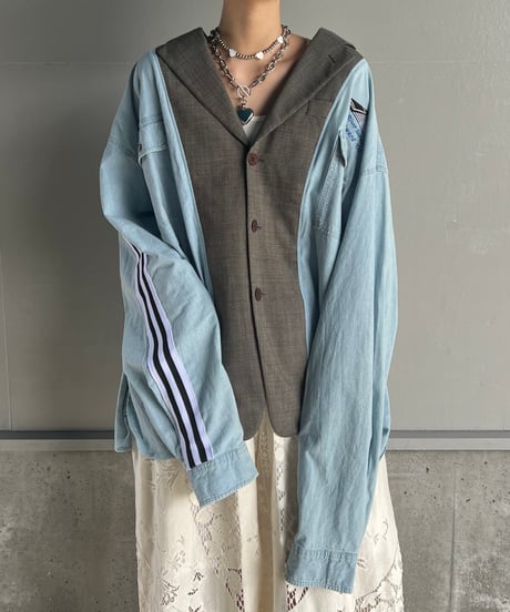 remake shirt tailored  jacket
