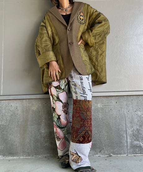 remake rug fringe pants