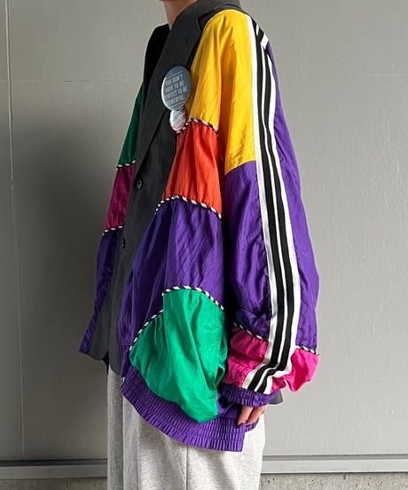 remake colorful tailored jacket