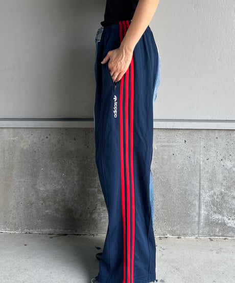 remake sporty  docking denim pants