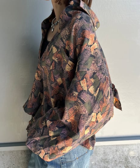 remake frill colorful shirt