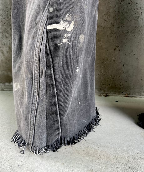 remake wide volume denim pants