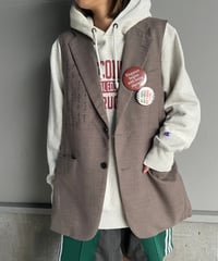 remake two face message vest