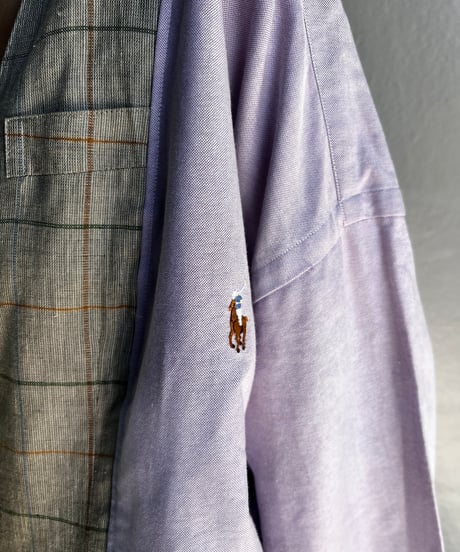 remake shirt tailored no collar jacket