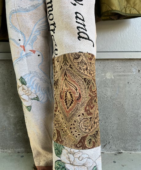 remake rug fringe pants
