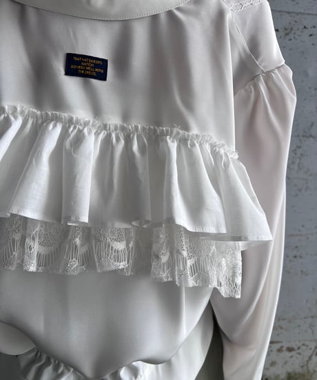 remake chiffon frill shirt