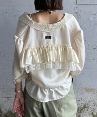 remake chiffon frill shirt