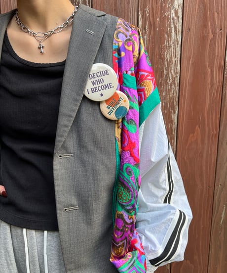 remake colorful tailored jacket