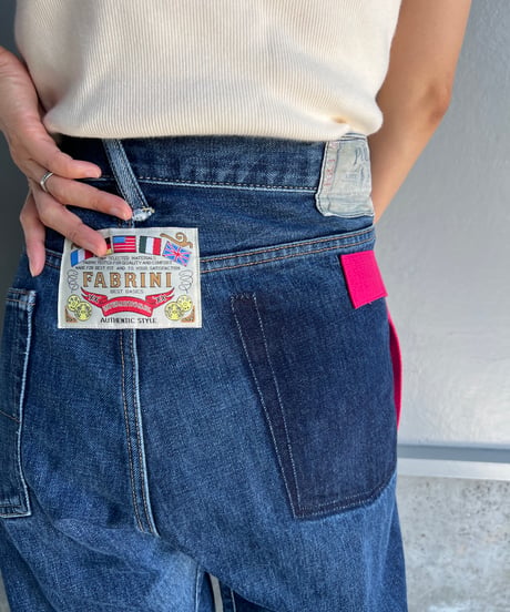 remake differences message denim pants