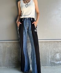 remake sporty  docking denim pants