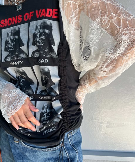 remake lace sleeve tops B