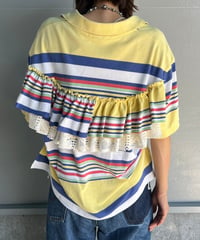 remake frill polo shirt A