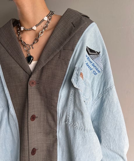 remake shirt tailored  jacket