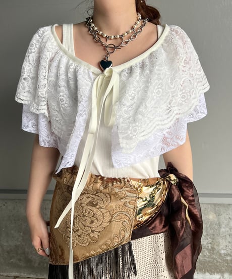 sweet veil -layered lace accessory-