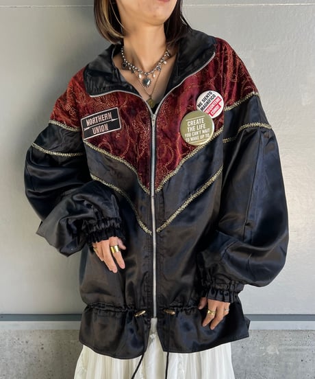 remake color nylon jacket