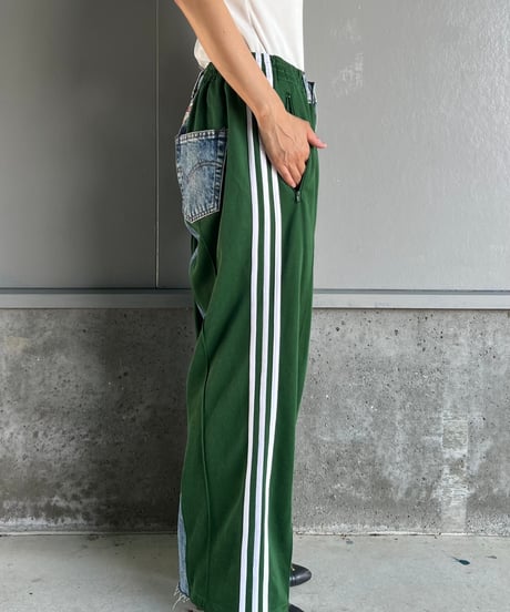 remake sporty  docking denim pants