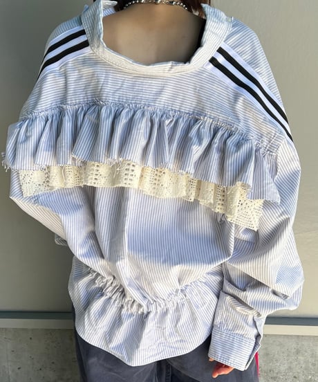 remake frill  shirt