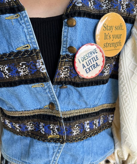 remake balloon sleeve  denim jacket A