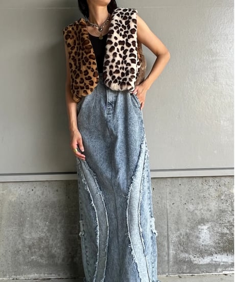 DUAL LEOPARD VEST