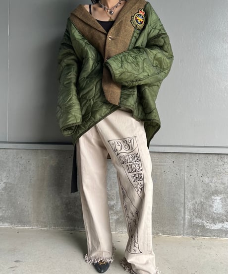 remake m-65 quilting liner jaket A