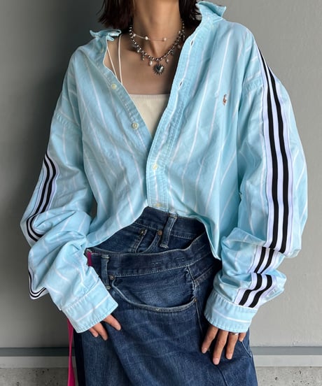 remake frill  line shirt