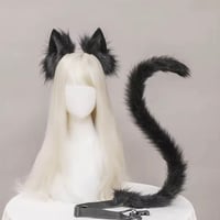 猫耳カチューシャと尻尾セット