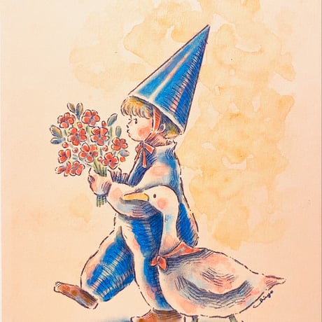 【原画/Original painting】『毎日、誰かのお祝いの日』
