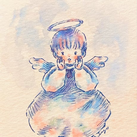 【原画/Original painting】『楽しんでね〜』