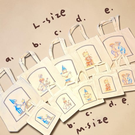【トートバッグ(L)/Tote bag(L)】  message