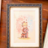 【原画/Original painting】『あなたの周りには愛がいっぱいあふれているよ』