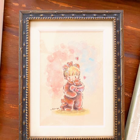 【原画/Original painting】『あなたの周りには愛がいっぱいあふれているよ』