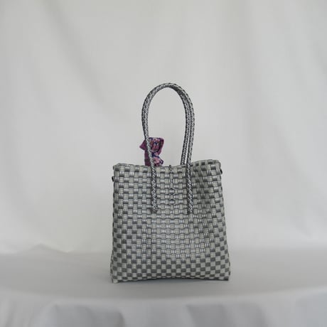 【7月21日(火)〜7月24日(金)発送】 Bag×Handkerchief［F］Gummybag (Size : S) _Silver Obscura