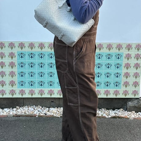【10月13日(火)〜10月16日(金)発送】 BOSTON BAG No.5 _Light Gray