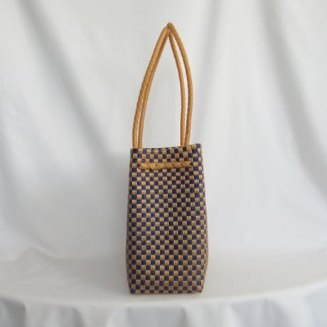 【8月10日(月)〜順次発送】 Gummy Bag No.18 (Size: M) ' gingham ' _Blueberry Pie