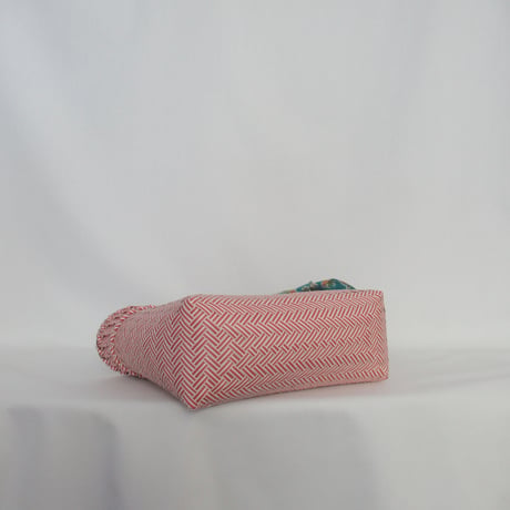 【8月10日(月)〜順次発送】 Bag×Handkerchief［E］Mekearibag (Size : S) _Yasashii Pink