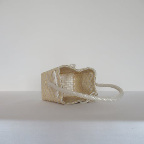 【10月13日(火)〜10月16日(金)発送】 BÉBÉ BAG No.14 ' gingham ' _ Custard Fizz