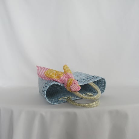 【8月3日(月)〜8月7日(金)発送】 Bag×Handkerchief［A］Mekearibag (Size : S) _Powder Blue