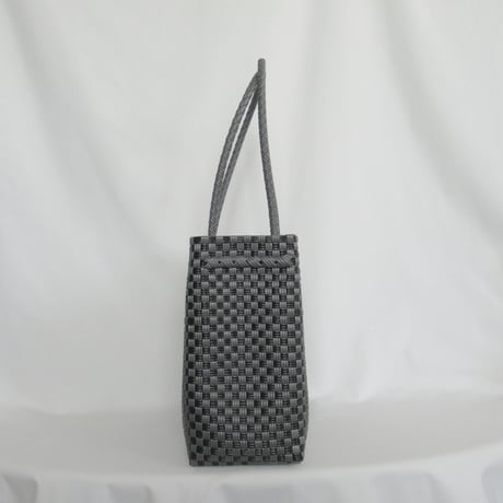 【7月27日(月)〜7月31日(金)発送】 Gummy Bag No.18 (Size: M) ' gingham ' _Charcoal Clay