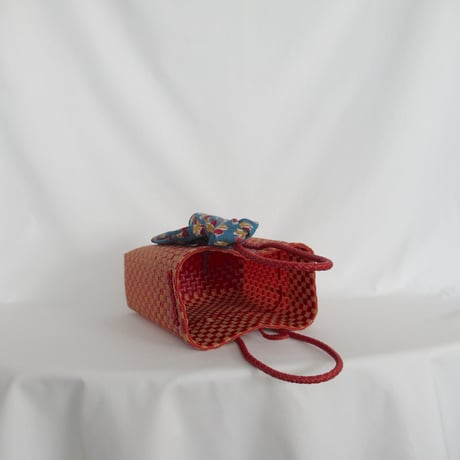 【8月24日(月)〜8月28日(金)発送】  Bag×Handkerchief［F］Gummy bag' gingham ' (Size : S) _ China Town
