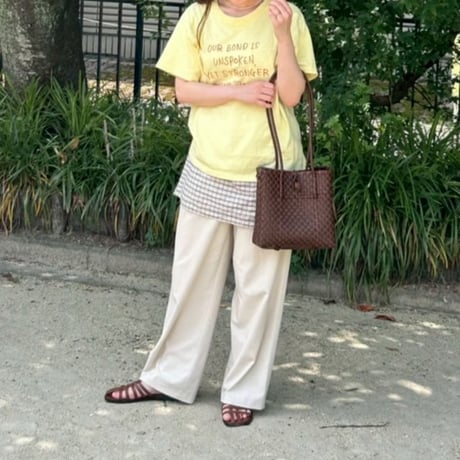 【8月3日(月)〜8月7日(金)発送】  Gummy Bag Tali No.3  _Date Brown