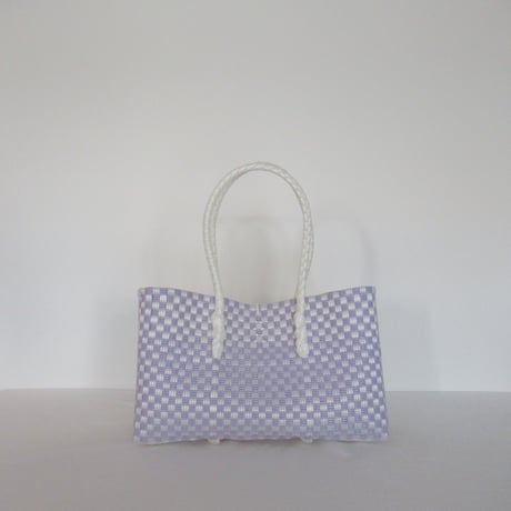 【10月13日(月)〜10月16日(金)発送】BOSTON BAG No.33 'gingham' _ Milky Purple Fizz