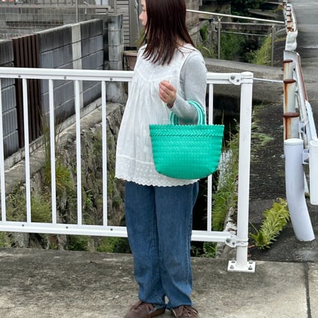 【10月19日(月)〜10月23日(金)発送】Mekearibag No.10 (Size: S) _Peacock Green