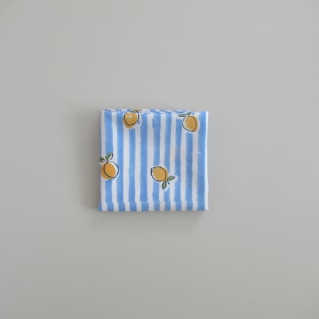 ★【9月7日(月)〜9月11日(金)発送】  Indian Cotton Handkerchief [S] - ST56