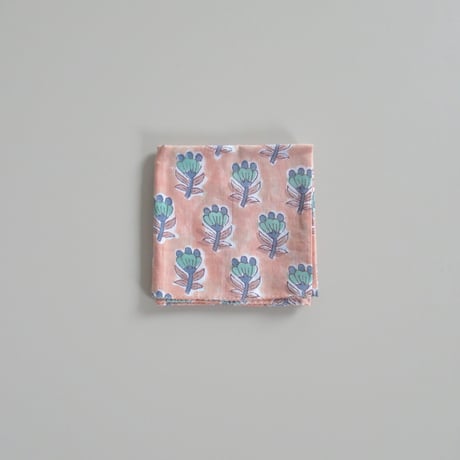 【7月6日(月)〜7月10日(金)発送】 Indian Cotton Handkerchief [K] - SAND82