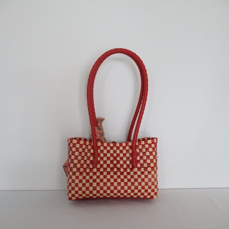 【9月28日(月)〜10月2日(金)発送】 Bag×Handkerchief［H］Panini 'gingham'_Apple Pie