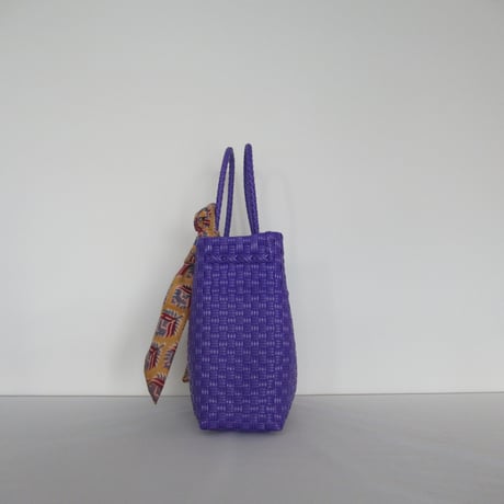 【10月13日(火)〜10月16日(金)発送】 Bag×Handkerchief［F］Gummybag (Size : S) _ Asagao Purple