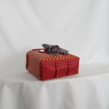 【8月24日(月)〜8月28日(金)発送】  Bag×Handkerchief［F］Gummy bag' gingham ' (Size : S) _ China Town
