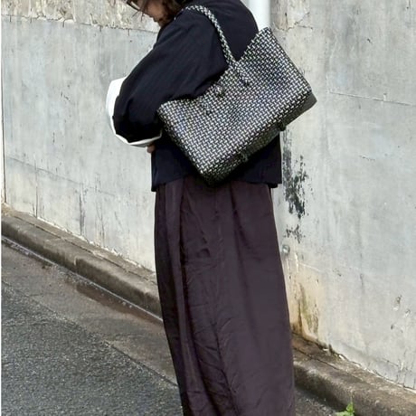 【10月13日(火)〜10月16日(金)発送】 BOSTON BAG No.8 _Black × Silver
